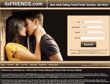 Tablet Screenshot of 4xfriends.com